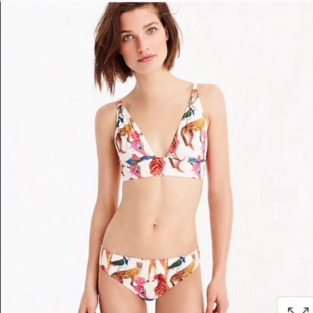 New J. crew two-piece bikini top & bottom